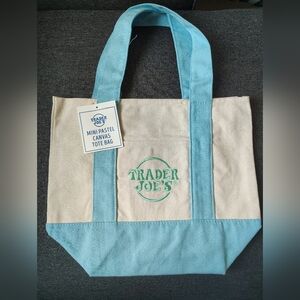 Trader Joe's Spring Pastel Mini Tote Bag